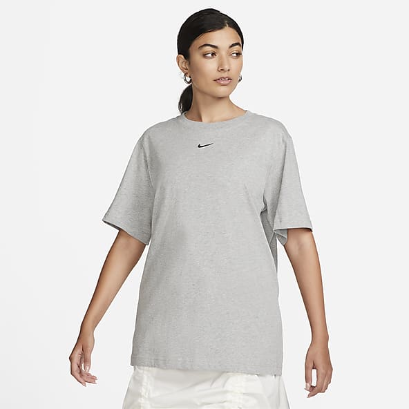Grey nike top sales